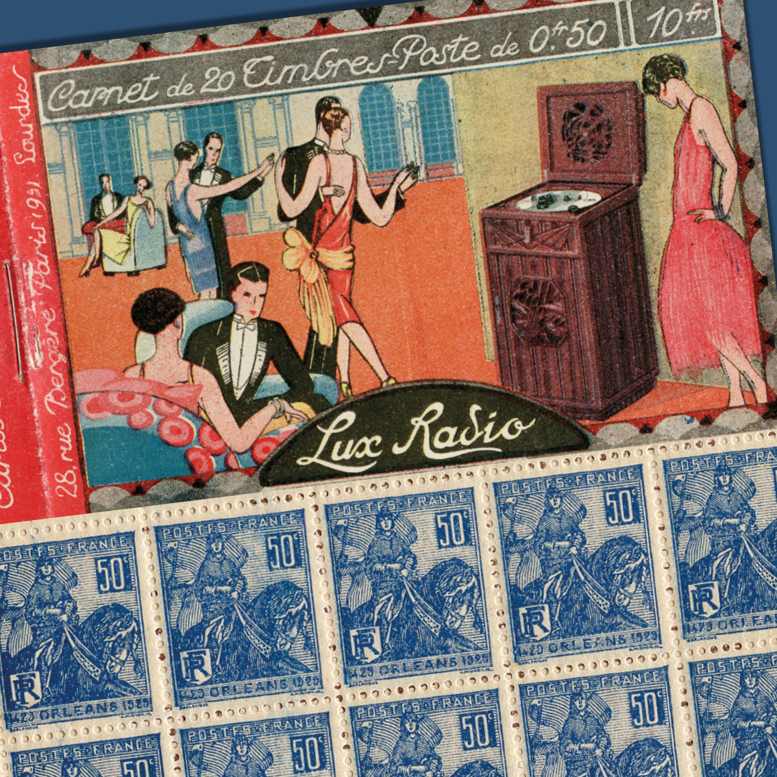 Bannière Carnets de timbres