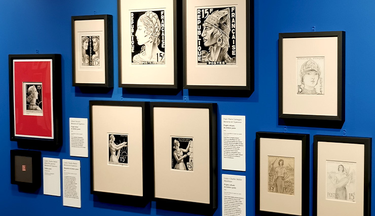 Marianne, les visages de la République (vue de l'exposition) Marianne, les visages de la République (vue de l'exposition)